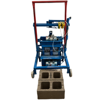 Machine à fabriquer des blocs emboîtables, petite machine mobile de moulage de briques creuses