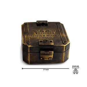 Brújula de Topógrafo de Latón Antiguo con Brazo de Apercejo y Espejo, Brújula de Navegación Terrestre Vintage, Herramienta Náutica Profesional para Exploradores - Product Image 3