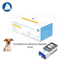 Kits de test rapide pour le virus de l'hépatite infectieuse canine (VHIc) par fluorescence POCT ICH Ab, prix usine, pour échantillons de plasma de chiens, résultats en 10 minutes