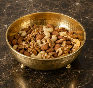Modern Brass Finished Fruit Bowls Vintage Finished Aluminum Round Fruit Bowl for Dinning Table and Kitchen Use at <b>Cheap</b> Price - Product Image 1