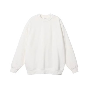 Sweat-shirt à capuche uni de haute qualité pour homme, sweat-shirt blanc à col rond en coton, sweat-shirt personnalisé à manches longues pour homme - Product Image 3