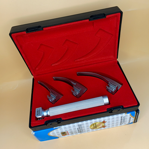 Lapa Laryngoscope Standard Macintosh Fiber Optic 3 Blade 0-1-2 Set Child Handle Standard Quality Blister Box Packed CE Class I - Product Image 3