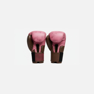 Gants de boxe en cuir PU rose, fermeture à boucle complète, unisexe, respirants, légers, sangle de poignet réglable, gants d'entraînement - Product Image 5