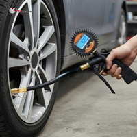Gonfleur-dégonfleur de pneus numérique avec jauge, écran LCD rétroéclairé, matériau plastique, haute précision 0,02 PSI, pour voitures, motos, vélos, pneus