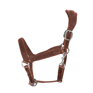 Longe et laisse pour cheval durables et personnalisables en coton doux tressé avec mousqueton métallique sécurisé pour l'équitation quotidienne, l'entraînement et le toilettage - Product Image 1