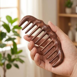 Peine de Madera para Cabello y Barba de Alta Calidad, Precio Económico, para Uso Doméstico, Artesanía Natural Duradera - Product Image 1