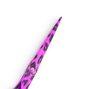 Ciseaux de coiffure professionnels Ryzer Studio en acier inoxydable à pointe fine pour droitiers, manche long pliable, usage en salon, manche en plastique - Product Image 2