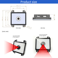 Ecodesky EMT8751SC - Módulo Lector de Códigos de Barras USB TTL232, Lector de Códigos QR para Casilleros Inteligentes