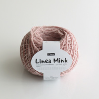 Fil de laine naturelle, fil fantaisie en vison, filé à la baguette, environ 1,5 mm, fil mélangé de laine, laine fourrure pour crochet