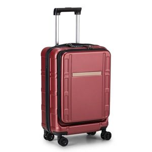 Valigia da cabina in alluminio da 20 pollici con scomparto frontale, doppie ruote girevoli, lucchetto TSA e approvata per il trasporto aereo - Product Image 5