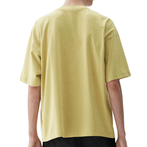 Camiseta de Hombre de Algodón Grueso de Color Liso, Personalizada, 100% Algodón, con Logotipo Personalizado Estampado, Manga Corta - Product Image 3