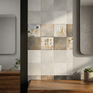 300x600mm 12x24 Carreaux muraux en céramique blanche polie Finition brillante pour l'intérieur de la cuisine et la décoration de la maison - Product Image 1