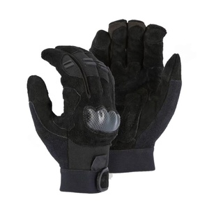 Guantes de trabajo para máquinas de servicio pesado Knucklehead Mechanics Guante Palm and Impact Knuckle Guard Cuero de vaca con cuero de vaca PK - Product Image 5