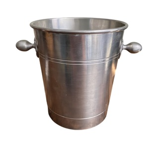 Vintage <b>Silver</b> Champagne <b>Ice</b> <b>Bucket</b> Wine Chiller with Ring Handles for Bar Restaurant Wedding Party Table Club - Product Image 2