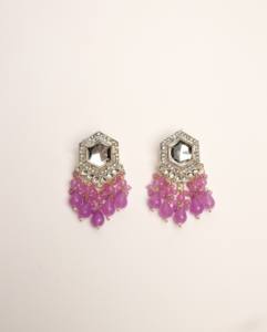 Boucles d'oreilles pendantes en gros, nouveau design, imitation perle, gouttes géométriques perlées, alliage de zinc, haute qualité, mode ethnique - Product Image 5