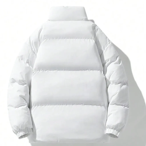 Fully Customized Men's <b>Waterproof</b> Canvas Puffer <b>Jackets</b> Polyester Wadding Filled <b>Winter</b> DDP Shipping - Product Image 2