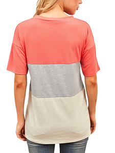Women's Custom Logo Cotton <b>Short</b> <b>Sleeve</b> Regular T-Shirt High Quality Casual O-Neck Top Summer Breathable Eco-Friendly Quick Dry - Product Image 6