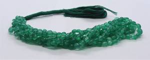 Cuentas de ónix verde natural de forma irregular tipo rondel de 3.5-5.5 mm, cuentas de ónix verde de 16 pulgadas, cuentas de ónix tipo rondel para la fabricación de joyería. - Product Image 4