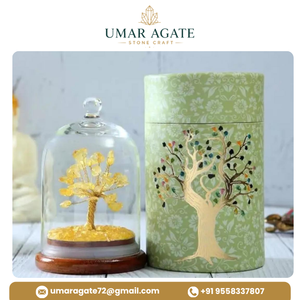 Árbol de Cristal de Citrino Hecho a Mano al por Mayor, Decoración de Prosperidad Feng Shui Reiki, Regalo - Product Image 4
