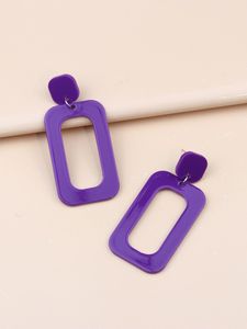 Pendientes de Resina Brillante de Lujo, Diseño de Hadas, Hechos a Mano, Artísticos, Modernos, con Patrón Geométrico, Pintados a Mano, Personalizables - Product Image 3