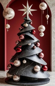 Modern Metal Christmas Tree Decorative Floor Xmas Tree Home Festive Decor - Product Image 2