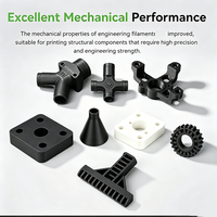 Filament d'impression 3D KEJIA 20% PPA CF résistant à la chaleur jusqu'à 220°C ℃   Matériau haute performance à texture givrée pour pièces industrielles