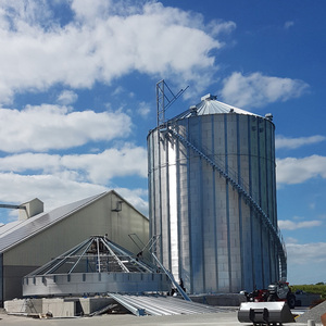 Sistema de ventilación de limpieza de Silo de almacenamiento de grano corrugado de montaje atornillado de acero galvanizado de 500 toneladas 25-30 años de vida para aves de corral - Product Image 2