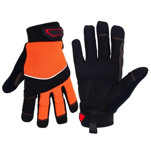 Gants de sécurité industriels en cuir microfibre pleine main, durables, antidérapants, résistants au froid et antistatiques pour mécaniciens (vente en gros) - Product Image 1