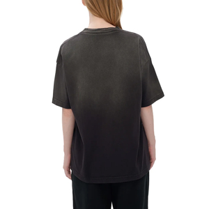 เสื้อยืดโอเวอร์ไซส์แขนสั้นดีไซน์ใหม่ ผ้าคอตตอน 100% น้ำหนัก 280 กรัม สไตล์สตรีทแวร์ ล้างสีแบบวินเทจ พิมพ์ลายตามสั่ง - Product Image 3