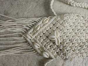 Bolso Bandolera Redondo Tejido a Crochet con Flecos de Borlas, Estilo Bohemio, Bolso de Playa para Mujer, Capacidad de 1L, Ligero, para Uso Diario - Product Image 2