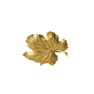 Plateau doré gaufré pour la décoration de la maison, plateau décoratif en aluminium brillant pour la table à manger, table centrale - Product Image 1