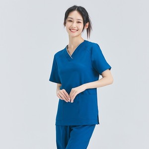 Fast Ship Spa Uniforme Pet Hospital Ropa DE TRABAJO Poly Spandex Stretch <span class=keywords><strong>Dental</strong></span> Doctor Enfermera Scrub Uniformes - Product Image 3