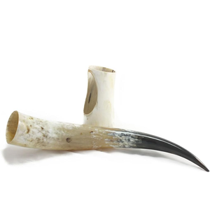 Cuerno Vikingo para Beber con Asa de Latón, Ecológico, Clásico, Vintage, Taza de 500 ml para Hoteles - Product Image 2