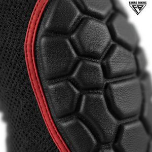 Nouvelles protections de genoux ergonomiques en cuir véritable haute performance, légères et réglables, design hexagonal pour MMA et boxe - Product Image 6
