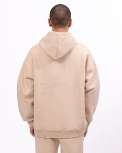 Haute qualité 100% coton hommes hiver décontracté surdimensionné survêtement couleur personnalisée vêtements de sport maternité confortable lavage à l'acide - Product Image 3