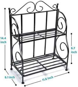 Estante para Especias de Hierro, Tamaño Estándar, para Encimera de Cocina o Montaje en Pared, Organizador de Masala - Product Image 3