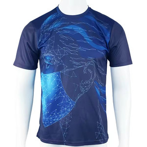 T-shirt en polyester de haute qualité pour hommes, sublimation, séchage rapide, léger, vente en gros - Product Image 1