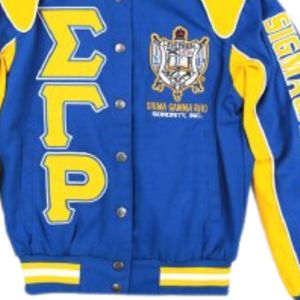 Chaqueta Universitaria Personalizada con el Año de Fundación de Sigma Gamma Rho, Chaqueta Varsity con Letras Griegas de la Hermandad, Ropa Casual de Calle, Prenda Exterior de Moda - Product Image 4