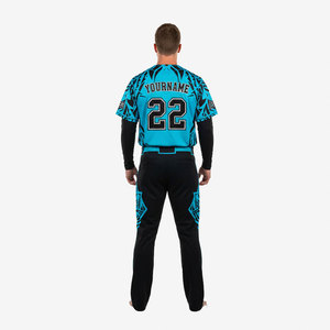 Tenue d'équipe, design par sublimation, uniforme de baseball imprimé, nouvelle mode, vêtements de sport, uniforme de baseball à boutons - Product Image 6