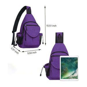 Sac bandoulière de sport durable de haute qualité, nouvelle tendance populaire avec fermeture éclair, en toile personnalisable - Product Image 1