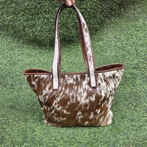 Bolso tote de cuero con cremallera, de piel auténtica, estilo vintage, de gran capacidad, para llevar al hombro. - Product Image 4