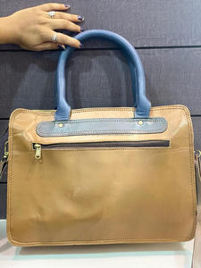 Bolsos de mano de cuero reciclado personalizados de alta calidad, bolso de diseñador de lujo y bolso de cuero colorido para mujer - Product Image 5