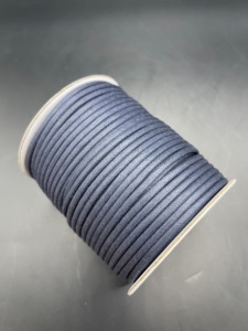 Wax <b>White</b> Braided Drawcord Rope Coil 8 Strand Polyester High Tenacity for Bags - Product Image 5