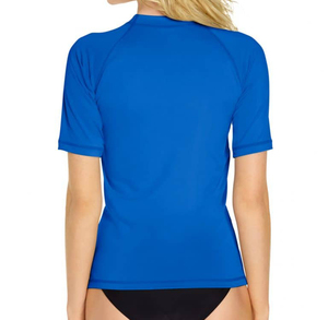 Maillot de bain à manches courtes pour femmes, style moderne, protection UV, vêtements pour activités estivales, maillot de bain pour femmes - Product Image 2
