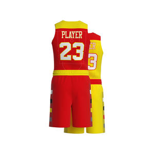 Uniforme de basketball réversible haut de gamme, design double face, vente en gros, usine - Product Image 3