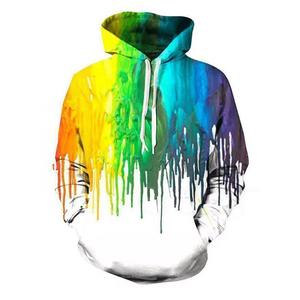 Custom Colorful <b>Paint</b> Drip Tracksuit <b>Set</b> Hoodie Jogger Pants Streetwear Sportswear Wholesale OEM - Product Image 2