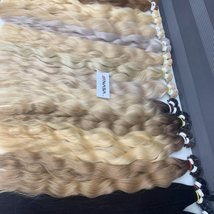 ผมต่อแบบ Pre-Bonded เวอร์จิ้นเคราติน ย้อมสีได้ ผมตรง ผมหยิก ผมลอนธรรมชาติ จากผู้บริจาคคนเดียว ยี่ห้อ Nasa Hair ราคาโรงงานเวียดนาม สีบลอนด์ - Product Image 1