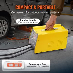 "300W Auto/Manual <b>Welding</b> Spot Welder Dent Puller <b>Kit</b> W/Heat Gun & Repair Tools for Auto Body 110V Home Use" - Product Image 6