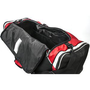 Sac de sport TITAN TREAD WEAR Y3 rouge et noir, grande capacité, voyage, gym, plusieurs poches, fermeture éclair, modèle TTW-SB-00020 - Product Image 2