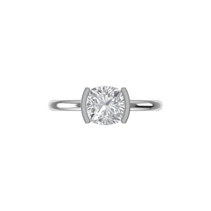Bague en diamant de laboratoire taille coussin de taille parfaite, en argent 925, or 9 carats, 14 carats, 18 carats pour bijoux féminins - Product Image 4